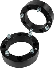 Load image into Gallery viewer, Open Trail 2-inch wheel spacer for 4/156 stud pattern, featuring 10mm x 1.25mm bolts, shown in image with detailed metal construction.