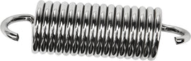 HardDrive chrome kickstand spring for hard drive stands or lifts, OEM part #50057-02 820-0515, showing the shiny metal spring