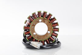Ricks Motorsport Electric Stator 27-21304 for motorcycle electrical systems, shown in a detailed close-up image.