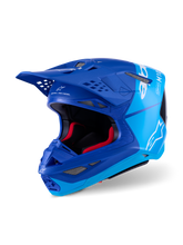 Load image into Gallery viewer, Supertech S M10 Flood Helmet Met Blu/Md Blu/Blk Crb M&amp;G 2x