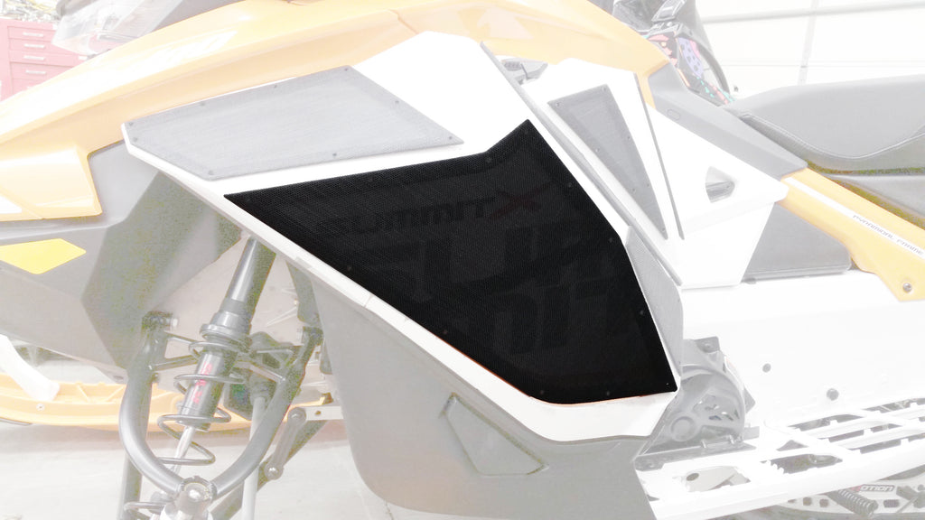 2 Cool AirVents S-D Gen4 main side panel vents for intake, carb, and fuel system in a car, shown in the image.