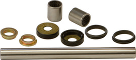 All Balls swingarm bearing kit 22-81051 for motorcycle suspension, showing metal bearings and components in the kit.