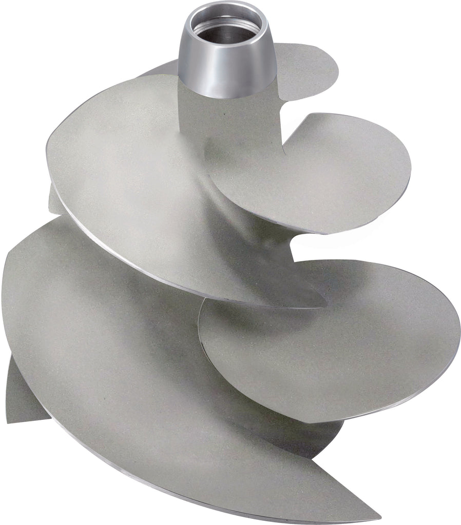 Solas Twin Prop Impeller 12/20 drive type with blades, designed for marine boat engines, in a close-up view showing detailed blades.