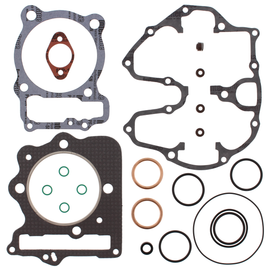 Vertex Top End Gaskets 681-0265 set showing gasket seals for engine top end repair, made by Vertex.