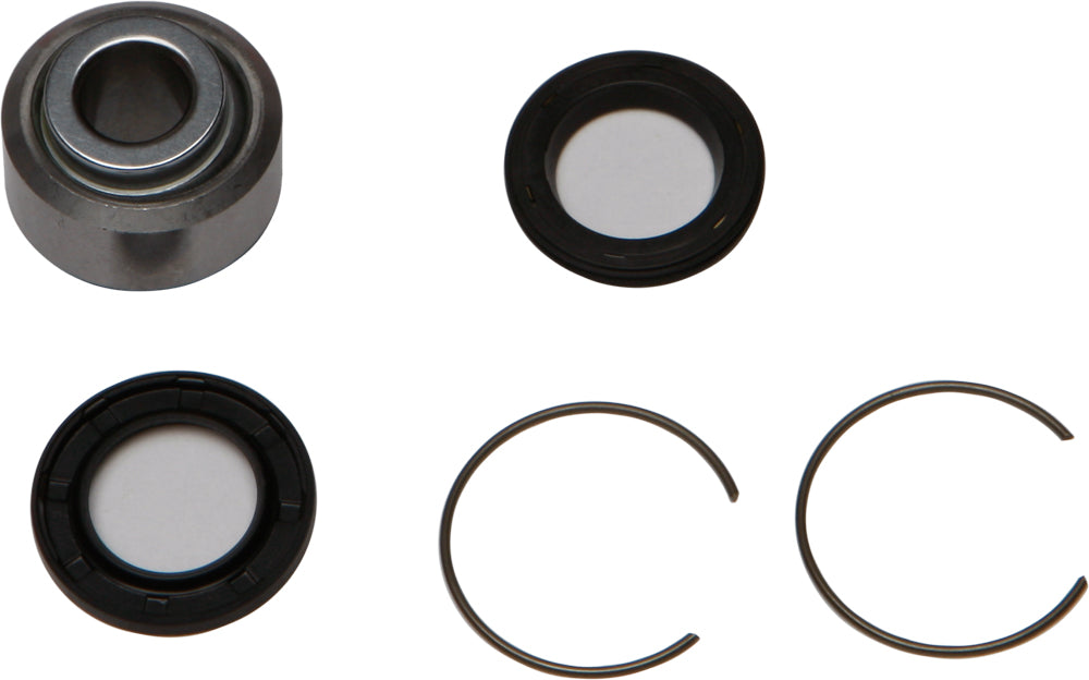 All Balls suspension upper shock bearing and seal kit with black rubber seals and metal components for motorcycle shocks.