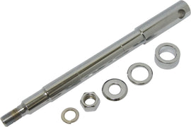 HardDrive HardDrive front axle kit for XL 88-99, FXD 91-99, FXR 87-94 motorcycles, showing the assembled axle components.