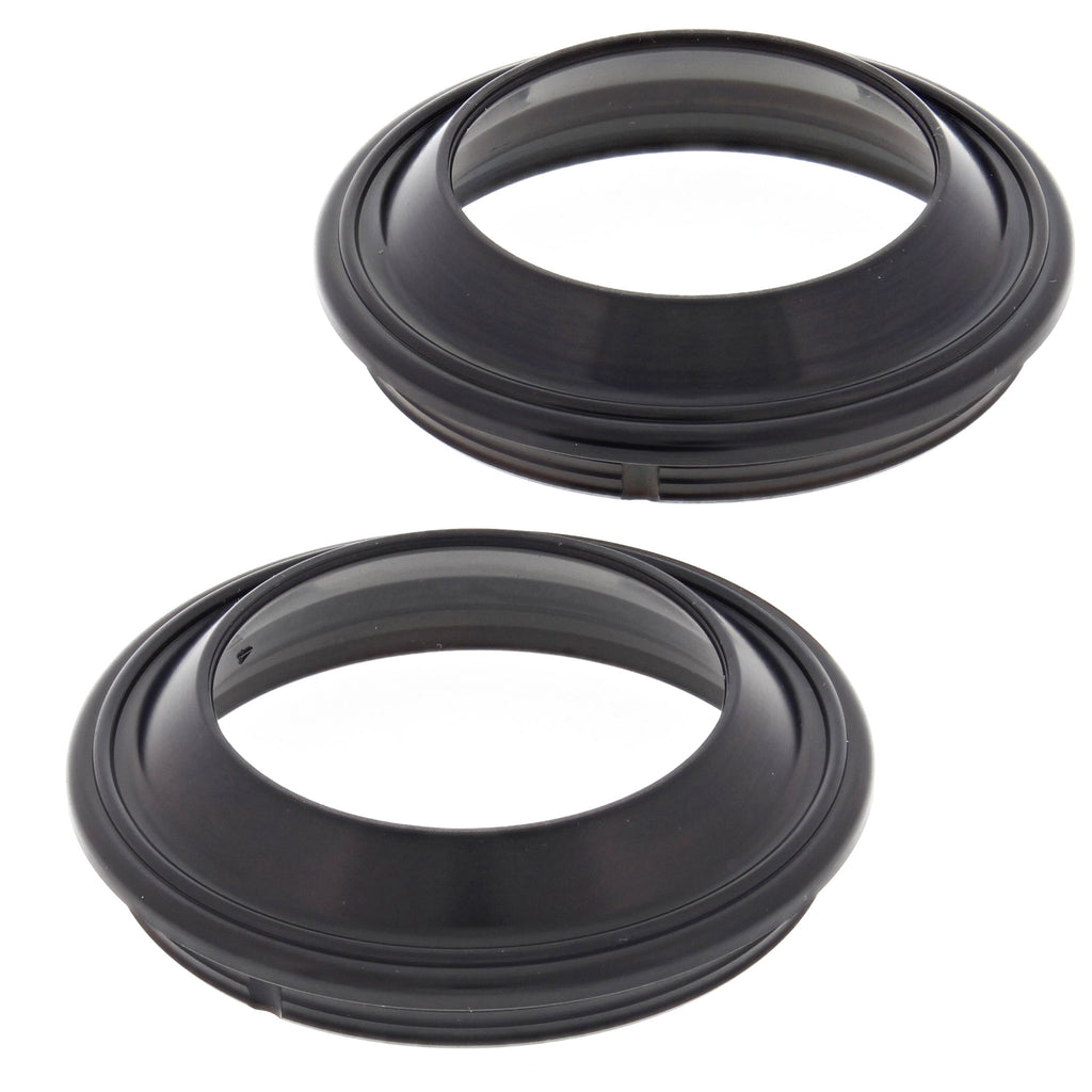 All Balls Fork Dust Seal Kit 22-57111 showing black rubber gaskets and seals for motorcycle fork protection