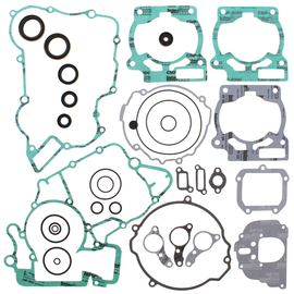 Vertex Complete Gasket Set with Oil Seals, engine gaskets and seals, detailed view of packaging and gasket components.