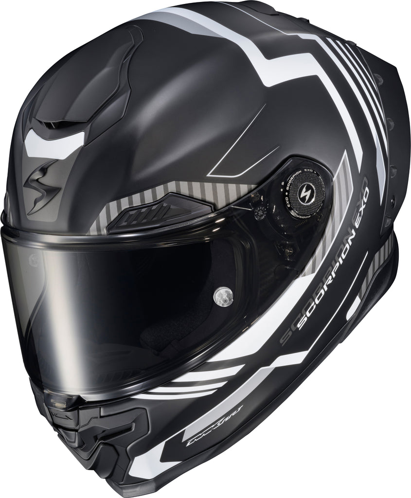 Apex Exo Warp Full Face Helmet Atarax Black/White Md