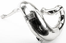 Load image into Gallery viewer, Pro Circuit P/C Platinum exhaust pipe for KX250 2003 motorcycle, showing the sleek, polished metal construction and mounting details.