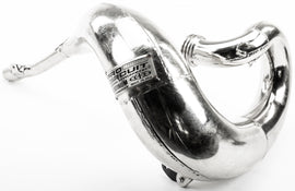 Pro Circuit P/C Platinum exhaust pipe for KX250 2003 motorcycle, showing the sleek, polished metal construction and mounting details.