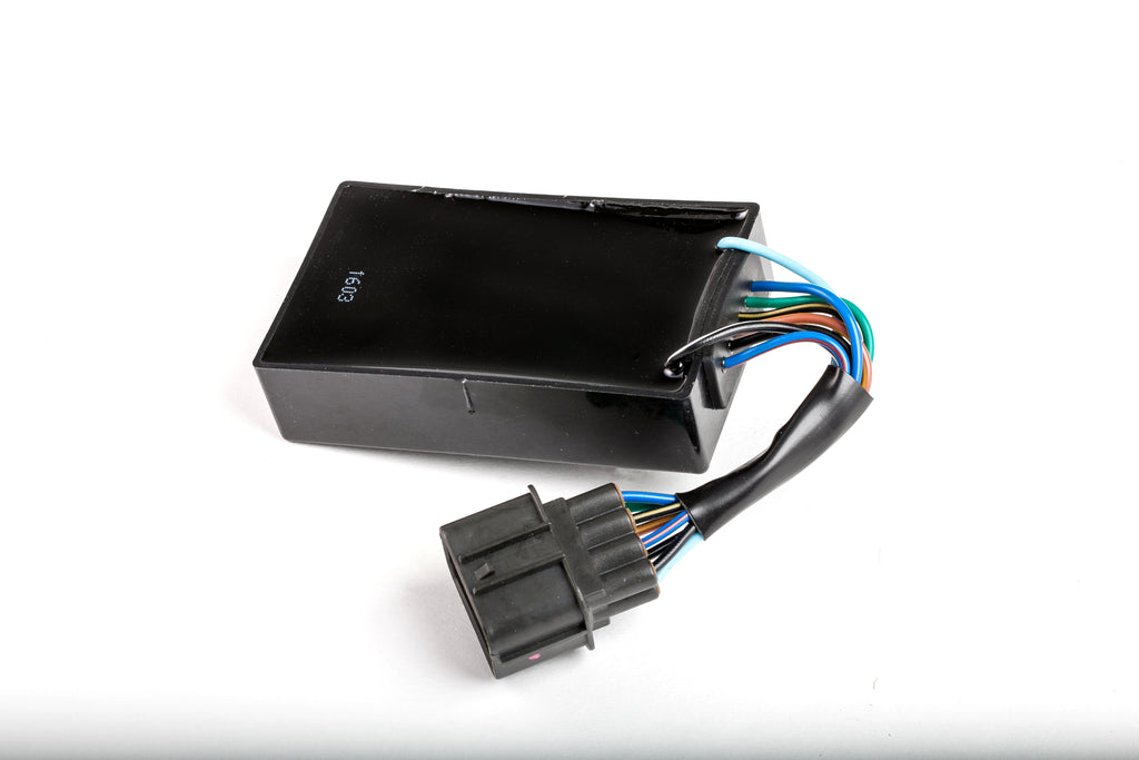 Ricks Motorsport Electric CDI 27-15620 for motorcycle electrical system, showing the compact black electronic control unit.