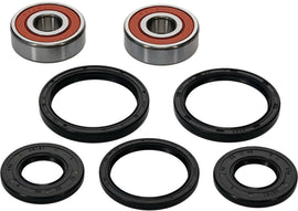 Pivot Works Drive Wheel Bearing Kit Premium 22-51034P with multiple bearings and seals for motorcycle wheel maintenance.