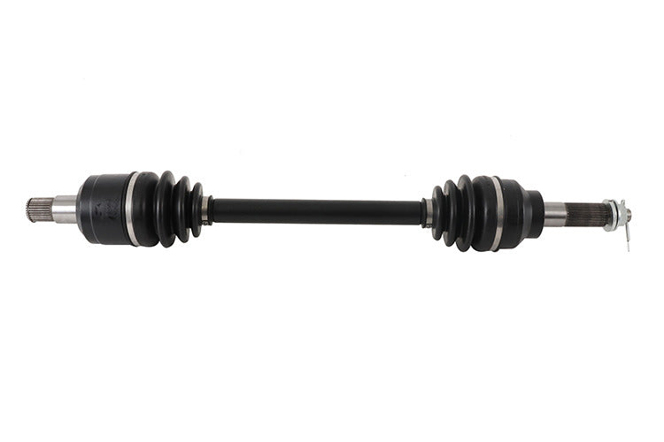 All Balls 8 Ball Extreme Axle Rear drive component, black metal with detailed branding, designed for vehicle performance.
