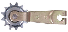 Load image into Gallery viewer, Emgo drive chain tensioner 68-4301 with metal components and mounting bracket for motorcycle chain adjustment.