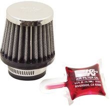 Load image into Gallery viewer, K&amp;N air filter 790790 for vehicle, showing the reusable cotton filter with black rubber frame and metal mesh.