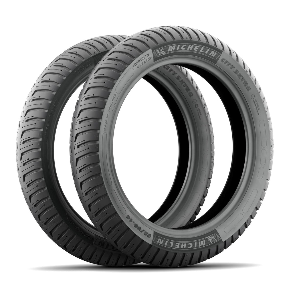 Michelin City Extra front and rear bicycle tire, 2.25-17 inch bias tube type, designed for urban cycling.