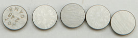 Hot Cams valve shims for engine, 8.90x2.48mm, 5-pack, with metal construction and precise fit for motorcycle engines.