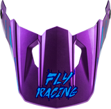 Fly Racing - Yth Kinetic Surge Helmet Visor Pink/Purple/Teal Ys-Yl - 73-8727VY