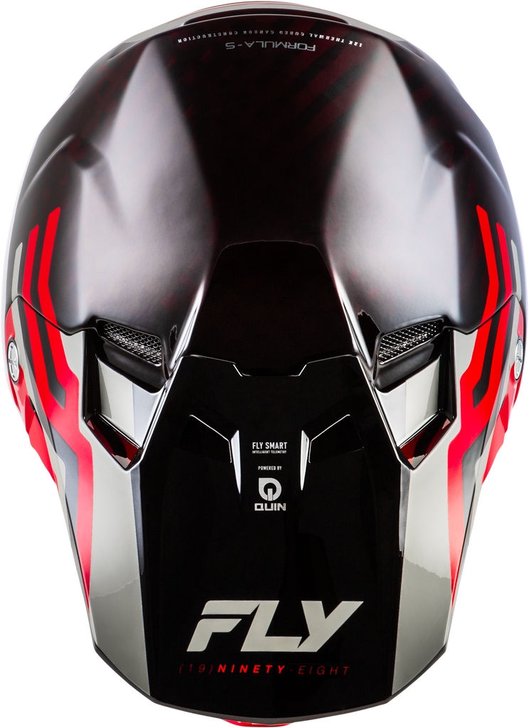Formula S Carbon Byte Helmet Red Carbon/Red/Grey Lg