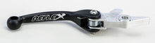 Load image into Gallery viewer, Black Streamline Reflex Brake Lever for motorcycle, showing textured grip and sleek design on a clean background.