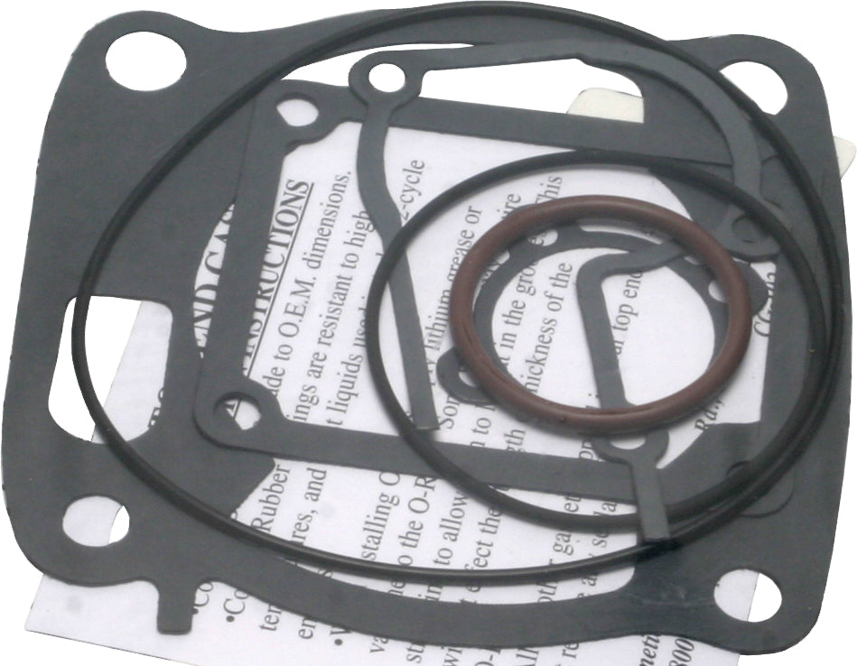 Cometic top end gasket kit for Yamaha engines, includes gaskets and seals for engine repair and maintenance.