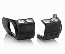 Load image into Gallery viewer, Acerbis Fork Shoe Pro black motorcycle fork protector for Yzyzf125-450 model, part number 27097-00001, with rubber and metal components.