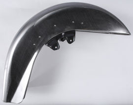 HardDrive front fender for 4-speed FL Harley Davidson motorcycle, no trim holes, durable body part for motorcycle restoration.