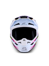 Load image into Gallery viewer, S M7 Blaster Helmet Ece06/Dot Prpl/Pink/Wht Glossy Lg