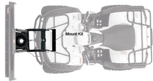 Load image into Gallery viewer, Warn front plow mount bracket for off-road vehicles, showing the sturdy metal construction and mounting points.
