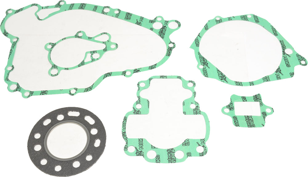 Athena Complete Gasket Kit for Suzuki 68-0500 showing various gaskets and seals laid out on a surface.