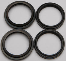 Load image into Gallery viewer, All Balls suspension fork and dust seal wiper kit 22-56146, showing black rubber seals and metal components for motorcycle forks.