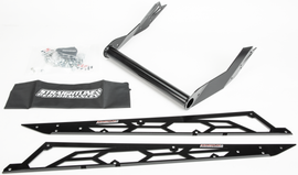 Black Straightline Performance Hide 'N' Go rear bumper body part, 155-inch length, designed for performance vehicle customization.