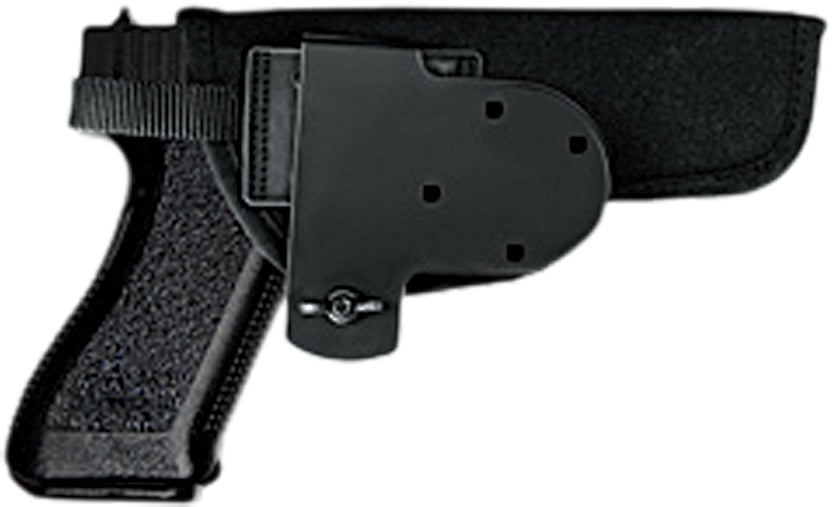 Ram Gun Holster Holder accessory showing a durable black holster with adjustable straps and mounting clips for secure firearm carry