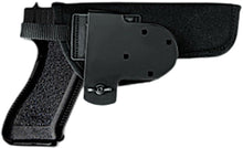 Load image into Gallery viewer, Ram Gun Holster Holder accessory showing a durable black holster with adjustable straps and mounting clips for secure firearm carry