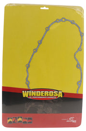 Vertex clutch cover gasket for Yamaha, showing the inner seal with detailed rubber edges and precise fit for engine protection.