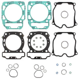 Vertex Top End Gasket Kit Can 681-0067, set of gaskets and seals for engine top end repair, with various gasket components visible.