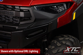 Auto Turn Signal Kit W/ Billet Lever And Front Drl Lights Pol