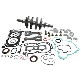 Hot Rods Bottom End Kit for engine, showing pistons, crankshaft, and connecting rods assembled in the kit.