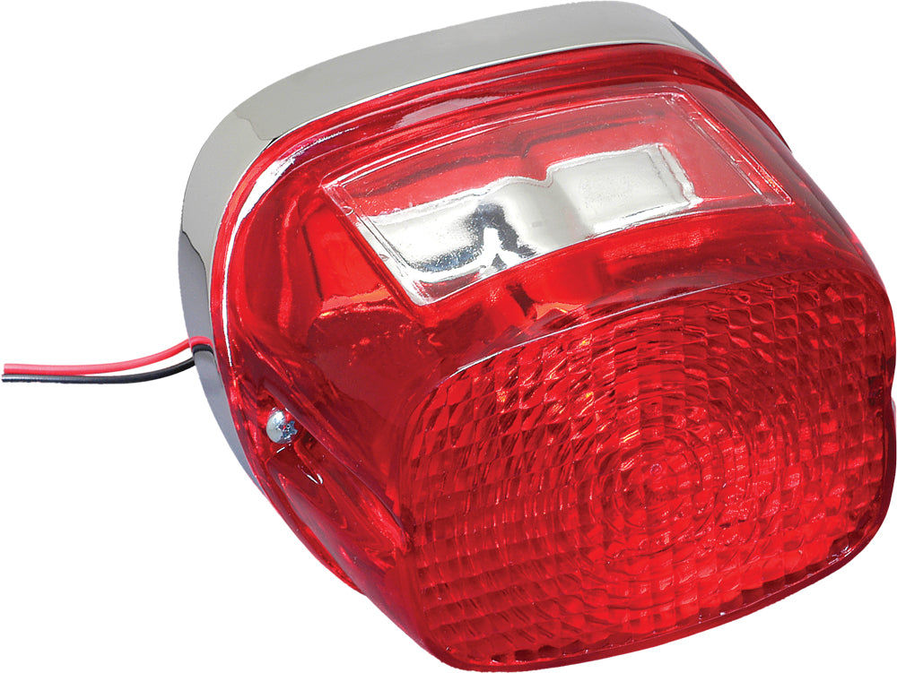 K&S Technologies taillight assembly for illumination, showing the clear lens and mounting bracket.