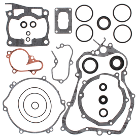 Vertex Complete Gasket Set with Oil Seals, includes gaskets and seals for engine repair, shown in the image.