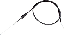 Load image into Gallery viewer, Motion Pro black vinyl throttle cable 70-4156 for motorcycle control lines, showing the cable with black vinyl coating and metal ends.