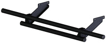 Load image into Gallery viewer, KFI Products black rear bumper for JD 10-1665, durable body replacement part with a sleek black finish.
