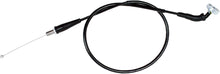 Load image into Gallery viewer, Motion Pro black vinyl throttle cable 70-2277 with durable outer sheath, designed for motorcycle control lines.