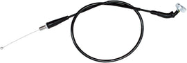 Motion Pro black vinyl throttle cable 70-2277 with durable outer sheath, designed for motorcycle control lines.