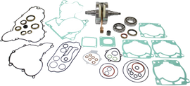 Hot Rods Bottom End Kit for engine, includes components like crankshaft and pistons, in a detailed technical image.