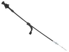SP1 choke cable AC 12-2109, hydraulic control line with black rubber coating and metal fittings, used for engine throttle control.