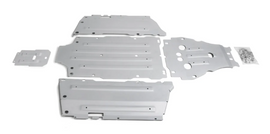 RIVAL POWERSPORTS USA Central Skid Plate guard for off-road vehicles, showing the black metal skid plate with mounting points.