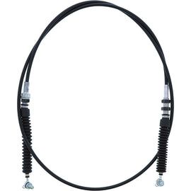 All Balls UTV shift cable can for hydraulic control lines, showing a close-up of the durable black cable component with fittings.