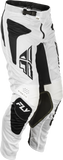 Fly Racing Kinetic Mesh Sym Pants White/Black Sz 36 379-32036